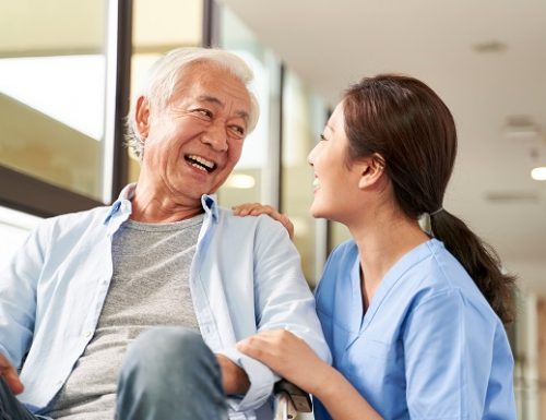 Young,Friendly,Asian,Female,Caregiver,Talking,Chatting,To,Happy,Senior Young,Friendly,Asian,Female,Caregiver,Talking,Chatting,To,Happy,Senior